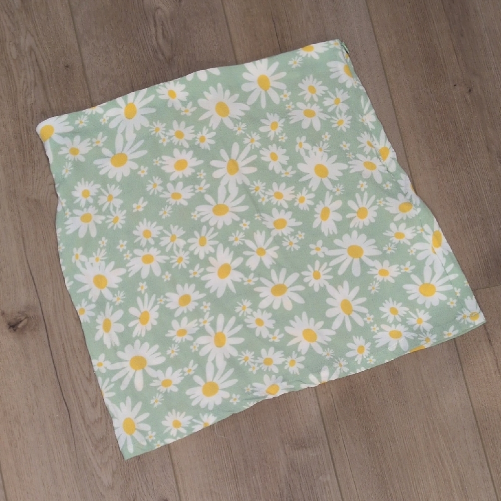 Elodie Mint and Yellow Floral Skirt